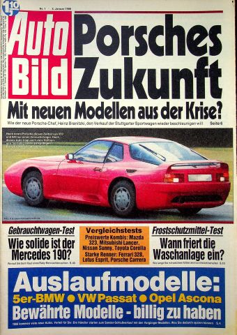 Deckblatt Auto Bild (01/1988)